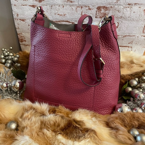 Kate Spade Raspberry Leather Shoulder Bag - Picture 3 of 15